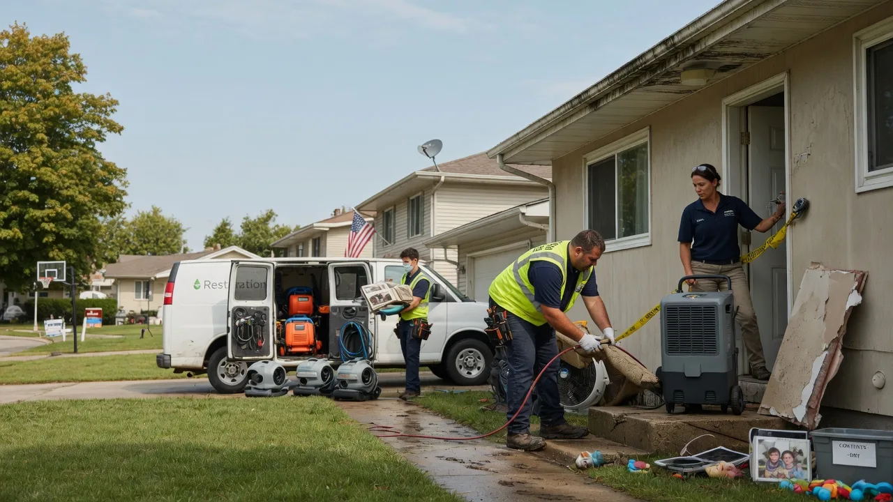 Water Damage Restoration in Garwood, TX near me